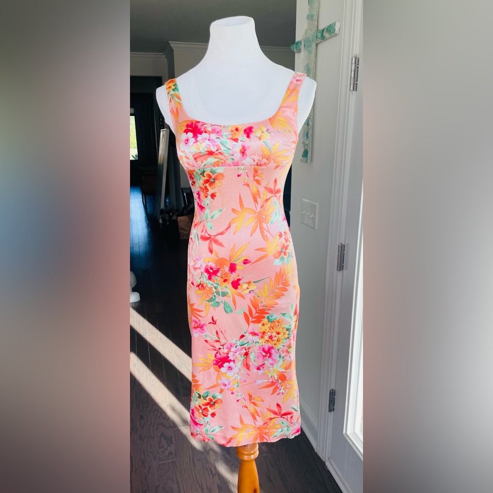 DOLCE & GABBANA D&G BUSTIER FLORAL DRESS SIZE 38 - Picture 2 of 16